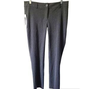 HILARY RADLEY Gray Straight Leg Dress Pants Size 6 NWT